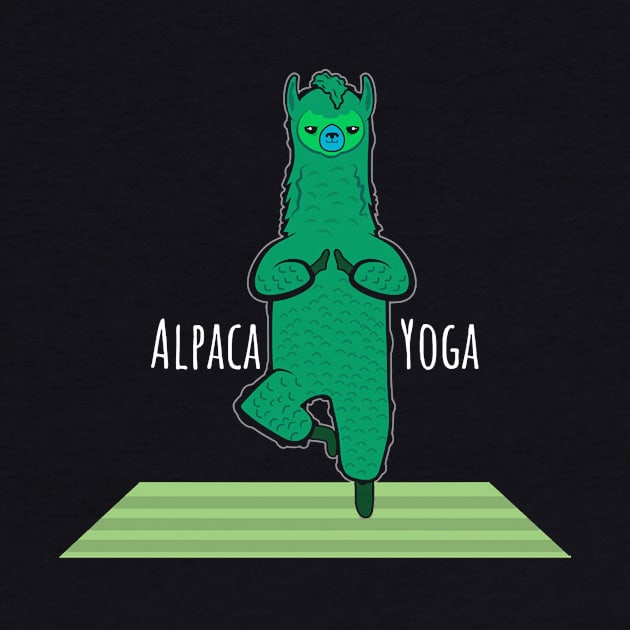 Alpaca Yoga T-Shirt by leohat89-06